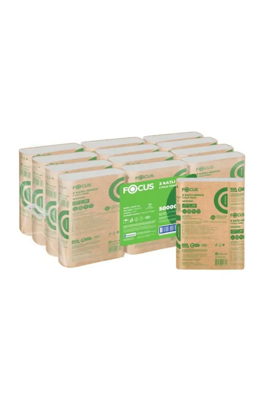 Hayat Kimya 5050407 Focus Optımum Z Katlı Peçete 200 Yaprak 12’Li Paket