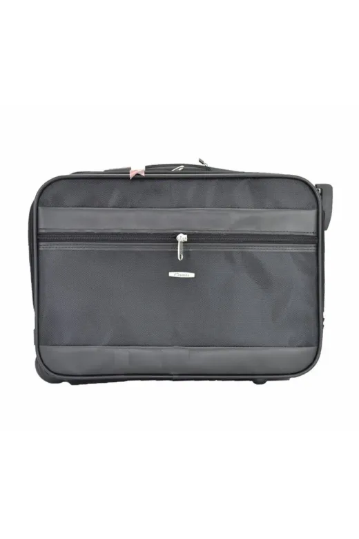 Hayrer Cantas195314 Çekçekli Kabin Boy Seyahat Ve Business Çanta 42 Cm Siyah