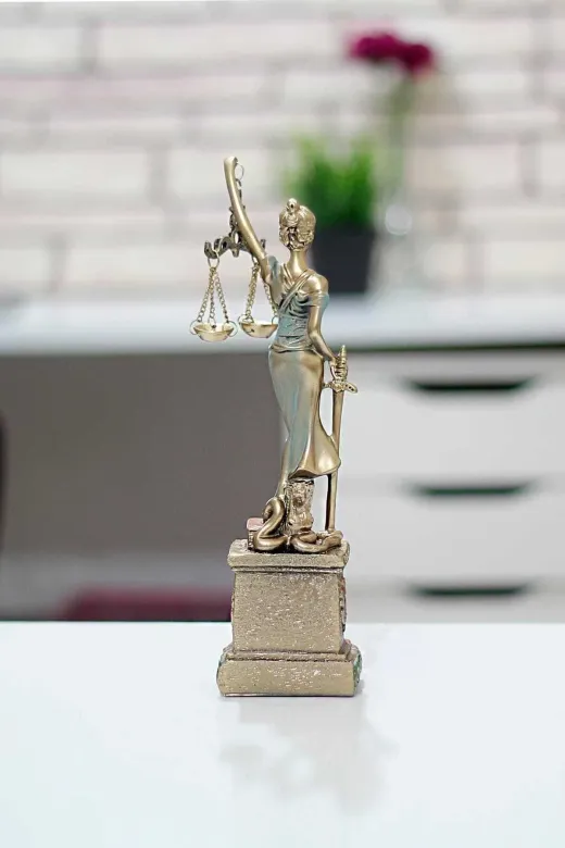 HEDİYE35 Adalettthemis Adalet Heykeli - Saatli