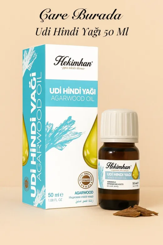 Hekimhan P4720S4840 Udi Hindi Yağı 50 Ml (× 2 Adet)
