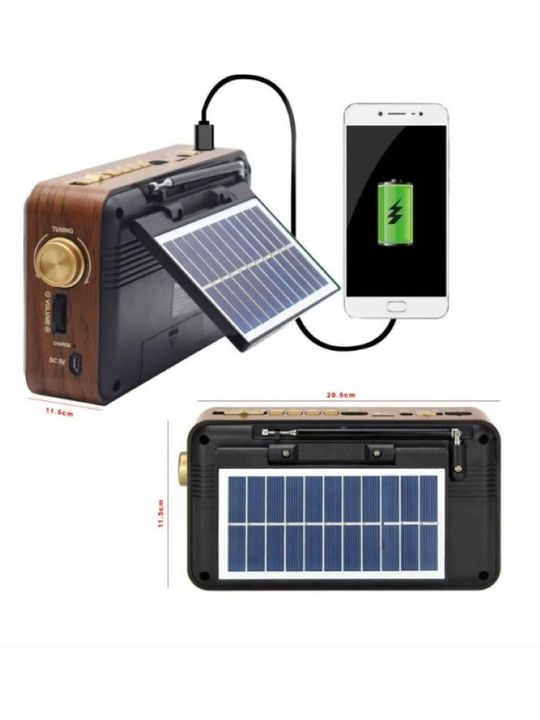 HELSINKI MACHINE Helsınkı Hs-320Bt Usb/bt/fm  Güneş Enerjili  Nostaljik Radyo