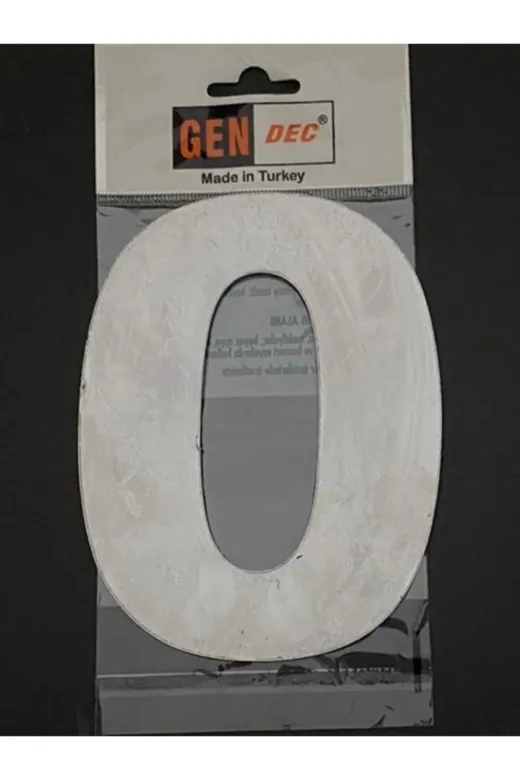 Hırdavat GEN114-0 Krom Metal Kendinden Yapışkanlı Numara 14.5 M No:0