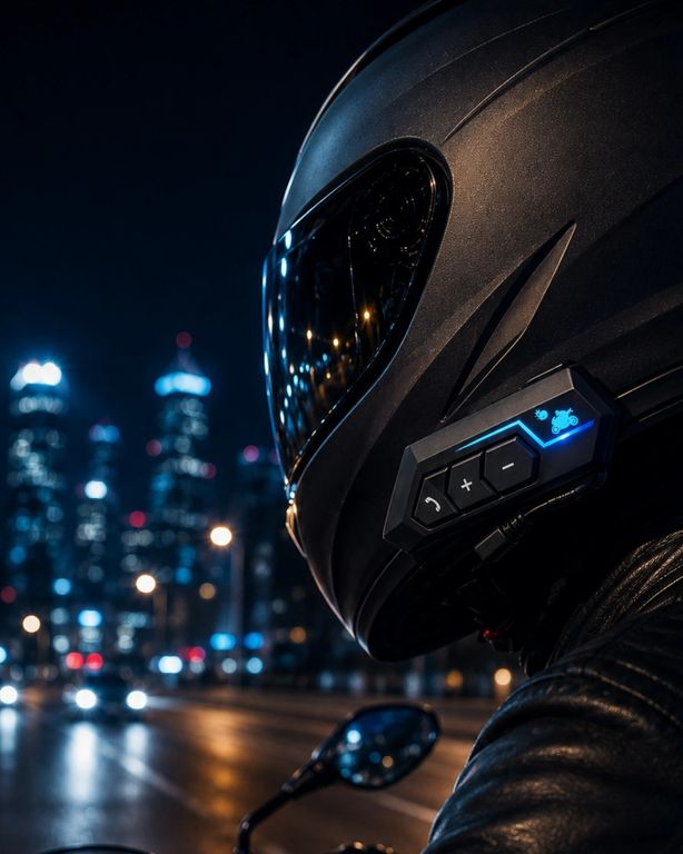 Hobibahçem 129433051 Mey İthalat Bluetooth Motosiklet Kask Kulaklığı Mikrofonlu Kablosuz Sürüş Intercomu