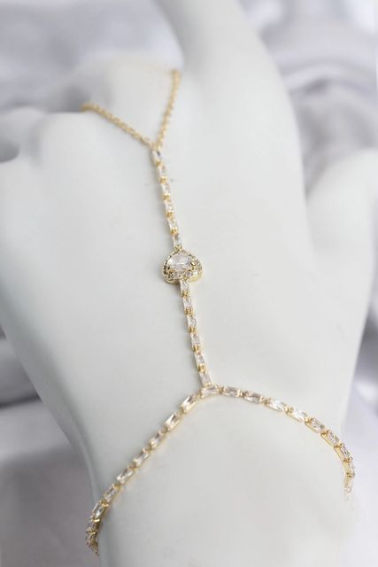 Hobibahçem MEYEB6a29521509d52583730d3df6-BLMY Mey İthalat Gold Renk Pirinç Zirkon Taşlı Kalp Model Şahmeran Çok Renkli