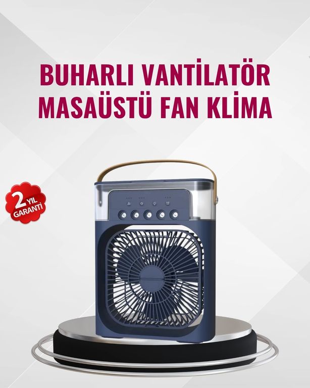 Hobibahçem MEYTDUCZZZF17VANTİLATÖR-2-BLMY Mey İthalat Enerji Tasarruflu Sessiz Çalışan Taşınabilir Soğutma Fanı