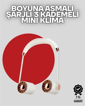 Hobibahçem MEYTDUCZZZZB135BOYUNVANTİLATÖR-3-BLMY Mey İthalat Boyuna Asılan Taşınabilir Küçük Fan Turbo Motor, 5 Kanat, Katlanabilir Gövde