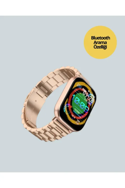 Hsc bilişim klt8912733101225 Bluetooth Arama Özellikli Akıllı Saat Uzun Pil Ömürlü