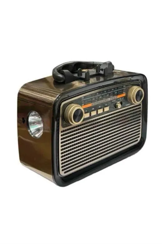 Hsc bilişim klt8912733226249 Eskitme Nostalji Tasarımlı Bluetoothlu Nostalji Radyo Ahşap Nostaljik Görünümlü