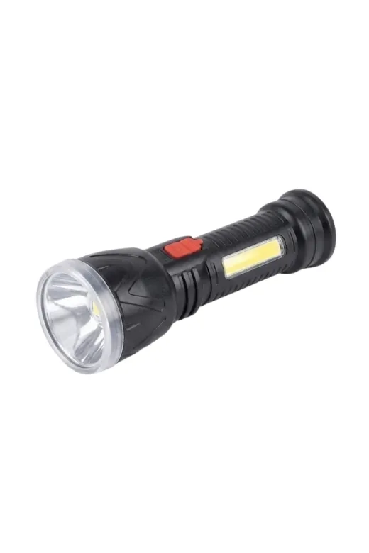 Hsc bilişim klt8912733272550 Şarjlı Led El Feneri 9 Led Güçlü Işık Ve 4 Modlu Kullanım