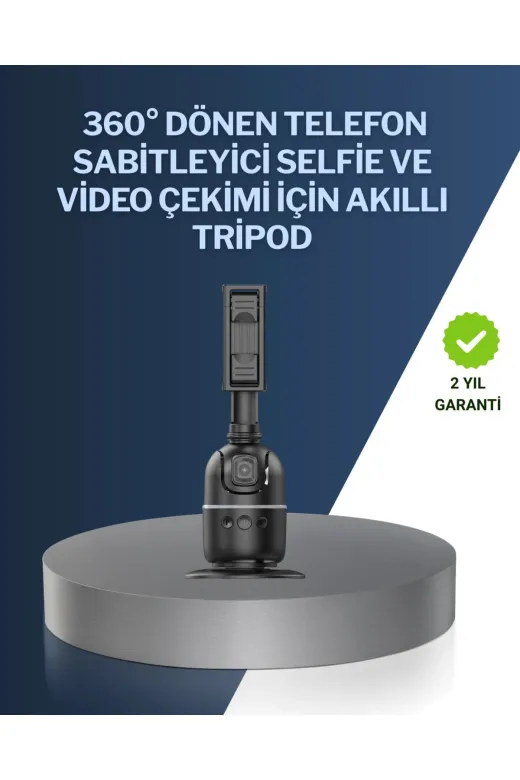 Hsc bilişim klt8912733295351 Canlı Yayın Ve Video Çekimleri İçin Otomatik Yüz Takipli Masaüstü Gimbal
