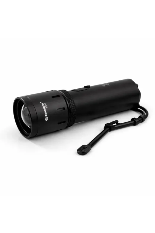 Hsc bilişim klt8912733380644 Bedotech Bd-6 30W Tg + Rgb Led Alüminyum Alaşımlı Zoomlu Type-C Pil Göstergeli Şarjlı El Feneri