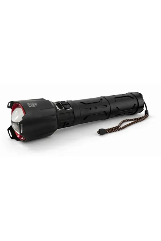 Hsc bilişim klt8912733406986 Bedotech Bd-5502 30W Tg Led Alüminyum Alaşımlı Zoomlu Type-C Şarjlı El Feneri