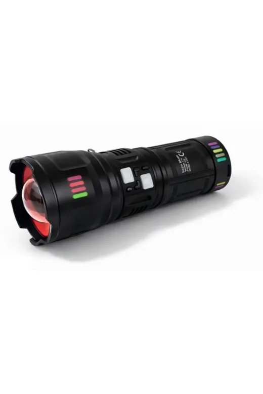 Hsc bilişim klt8912733696820 Bedotech Bd-G01 30W Tg Led Alüminyum Alaşımlı Zoomlu Type-C Şarjlı El Feneri
