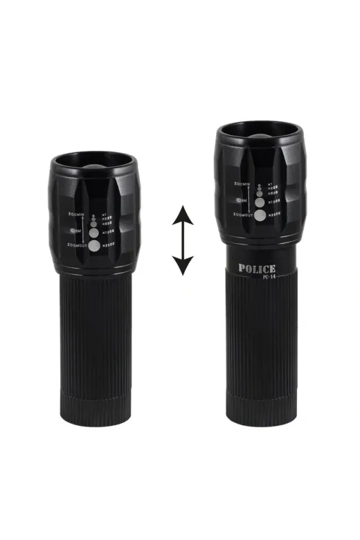 Hsc bilişim klt8912733804874 Police Pc-14 Power Led Pilli El Feneri