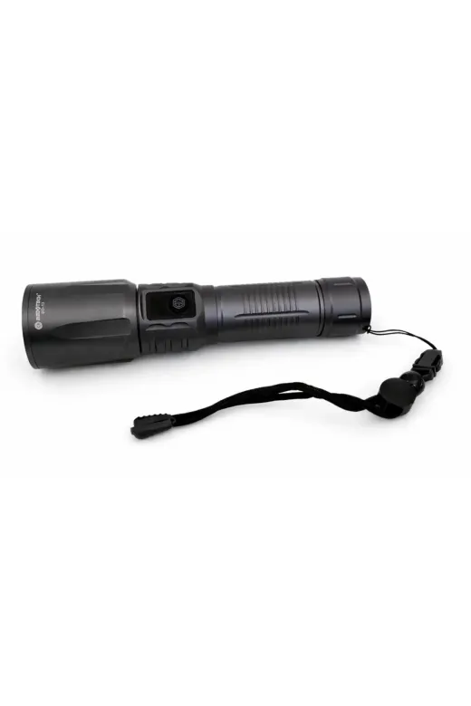 Hsc bilişim klt8912733877731 Bedotech Bd-13 15W Tg Led Alüminyum Alaşımlı Zoomlu Type-C Dijital Göstergeli Şarjlı El Feneri