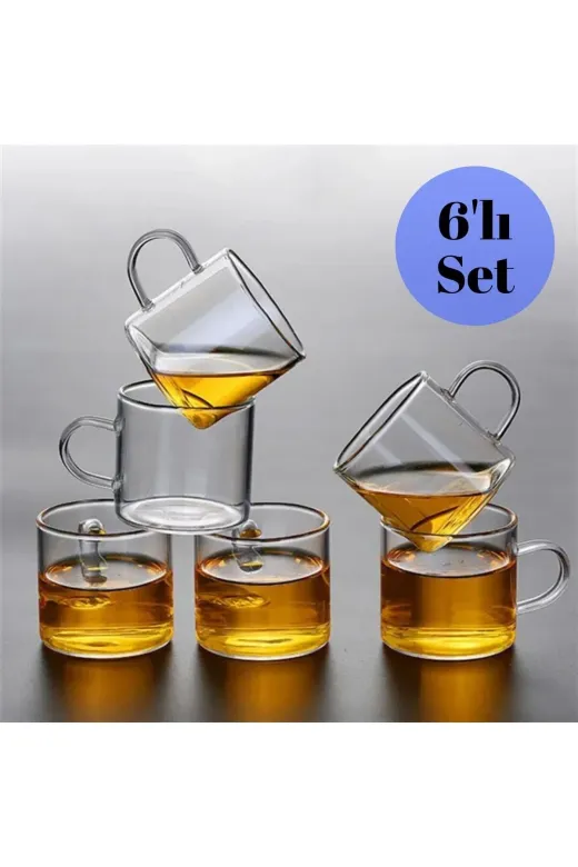 HubbyChef 20KCESP100 Espresso Bardağı 6 Lı Set Kahve Bardağı