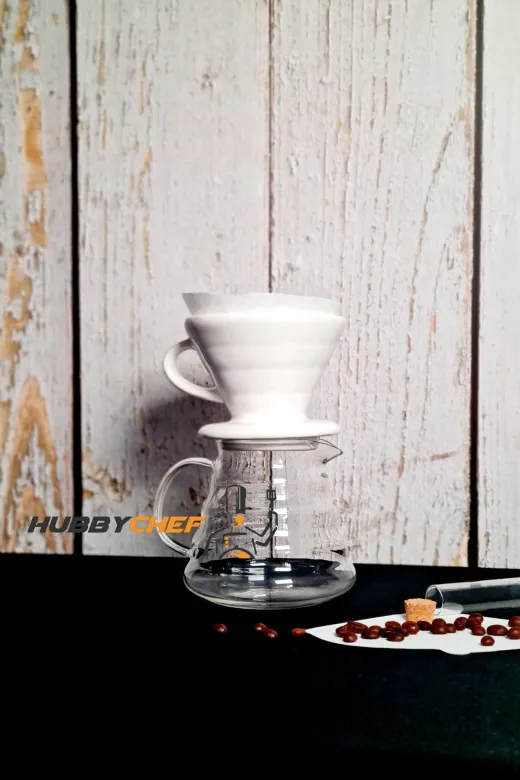 HubbyChef 20KHVDMLM2LI Filtre Kahve Demleme Seti Dripper Set