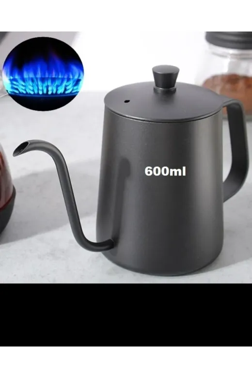 HubbyChef CAMKHVSET02 Kahve Demleme Seti V60 Dripper 600Ml Seramik Fincan Kahve Demleme Ibriği