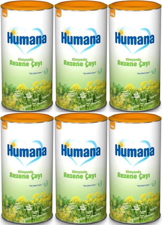 Humana Kimyonlu Rezene Bitki Çayı - Tozu 200GR (6 Lı Set)
