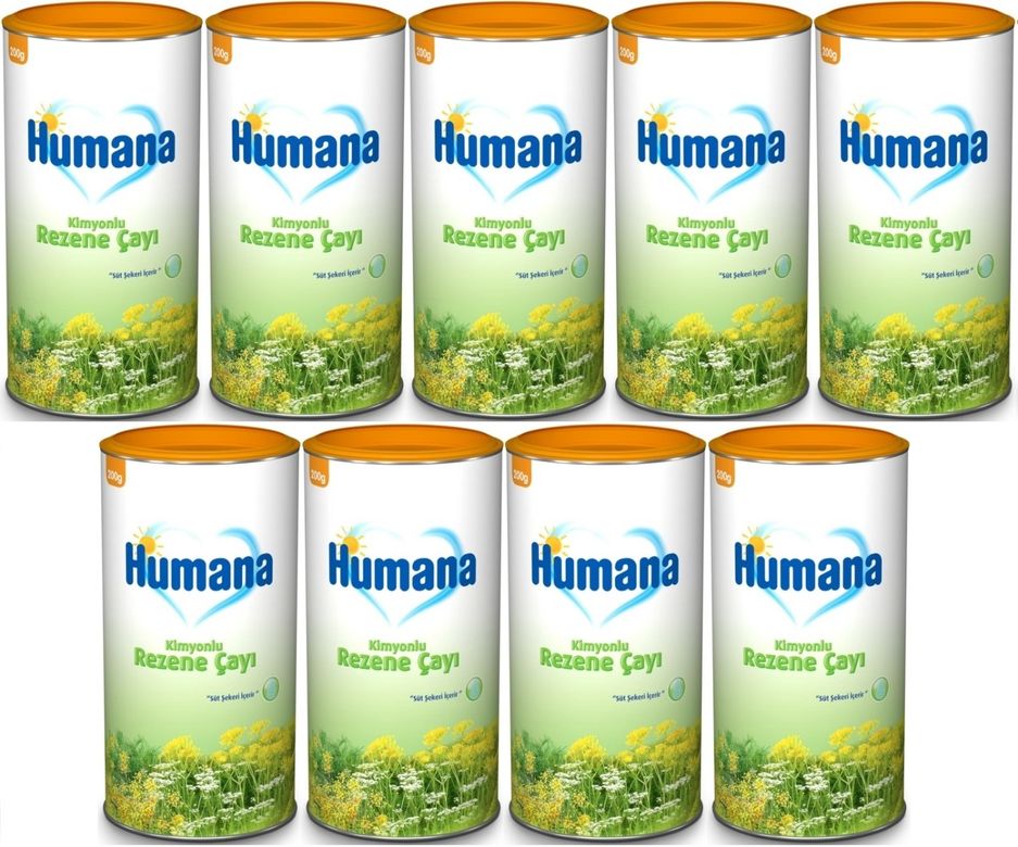 Humana Kimyonlu Rezene Bitki Çayı - Tozu 200GR (9 Lu Set)