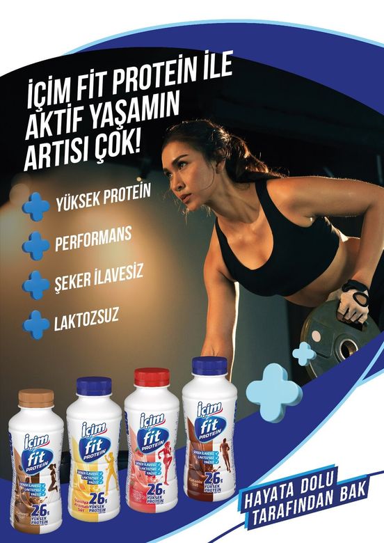 İÇİM içim06554 İçim Fit Protein Kahveli Laktozsuz Süt 400 Ml