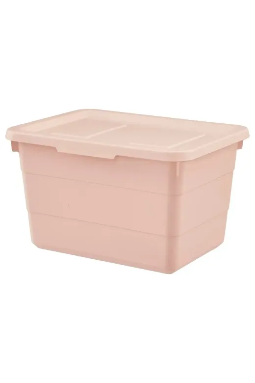 IKEA 091222125 Saklama Kutusu Kapaklı 19X26X15 Cm Düzenleme Kutusu Saklama Kabı Pembe Düzenleyici