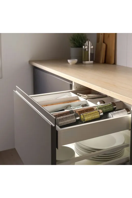IKEA TYC24026AAA461F300 Uppdatera Antrasit 20X50 Cm Çekmece Düzenleyici