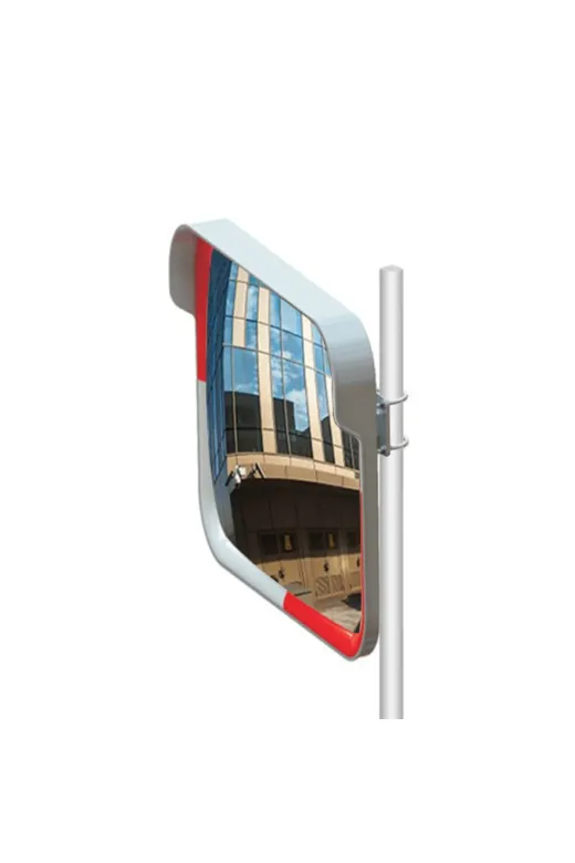 İlgi Trafik 12265 TGA+D01-2M Bombeli Güvenlik Aynası Otopark Aynası Akrilik Trafik Aynası Ankara 40X60 Cm Ve 2M Ayna Direği