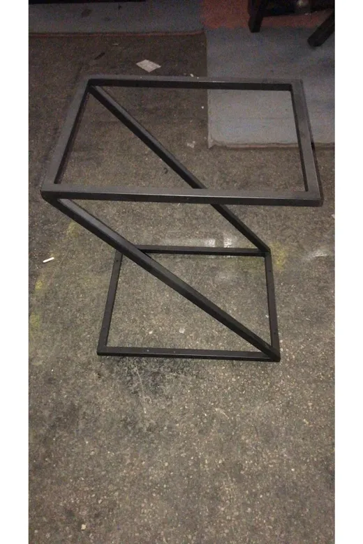İlgi Trafik Ahşapsız Ayak Sehpa Ayağı Metal Ayak Yan Orta Z Sehpa Ayağı 1 Adet