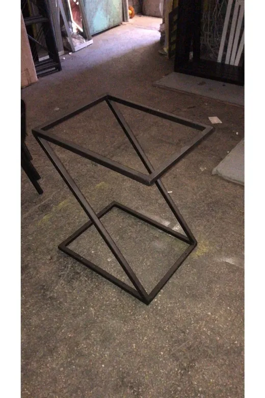İlgi Trafik Ahşapsız Ayak Sehpa Ayağı Metal Ayak Yan Orta Z Sehpa Ayağı 1 Adet