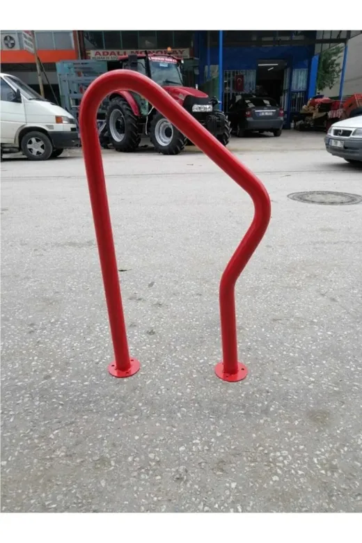 İlgi Trafik Kırmızı Tekli Bisiklet Park Yeri Bisiklet Park Ayağı 1 Adet
