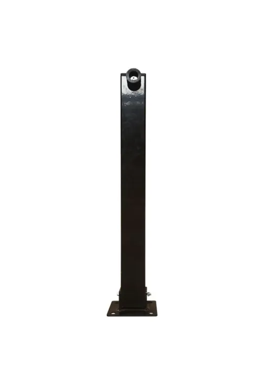 İlgi Trafik PB-003-10 ADET Kilitli Otopark Direği Montajı Katlanır Bariyer Kilitli Yatar Park Bariyeri Fiyatı 60 Cm (10 Adet) S