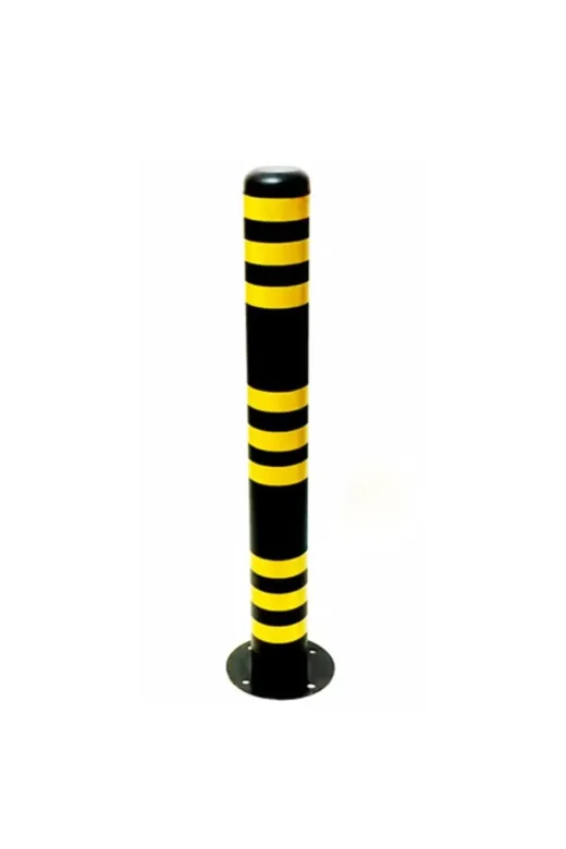 İlgi Trafik SB-017-SARI Metal Duba Demir Duba Sabit Baba Metal Delinatör Park Bariyeri Dubası 75 Cm Sarı