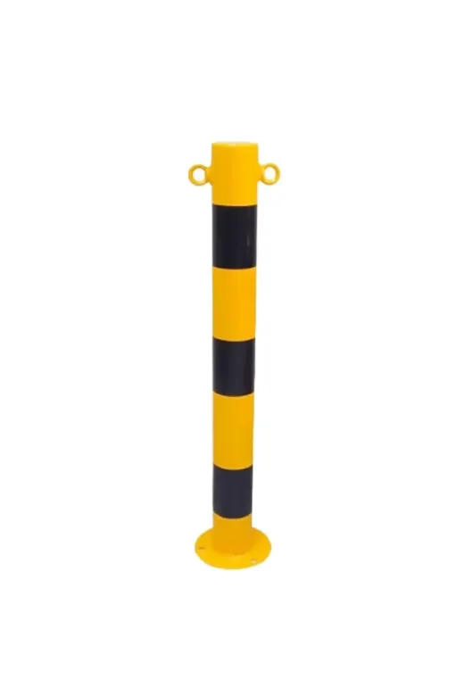 İlgi Trafik SB-020-SARI Zincir Bariyer Sistemleri Otopark Metal Duba Demir Sabit Park Bariyeri 75 Cm Sarı