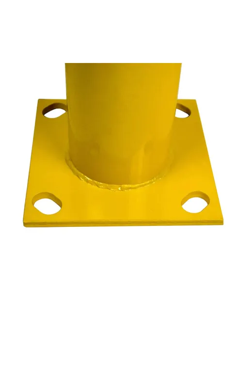 İlgi Trafik SB-070-2MM-SIYAH Demir Duba Metal Fabrika Park Demiri Otopark Sabit Baba Bariyeri 114Mm 90 Cm Siyah