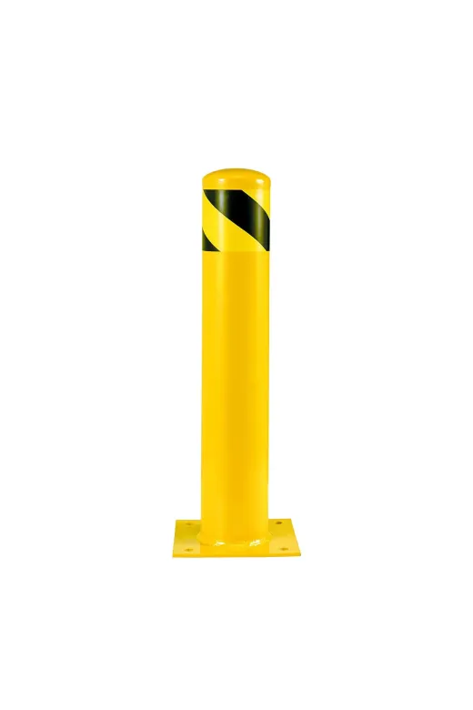 İlgi Trafik SB-60-3MM-SIYAH Kaldırım Sabit Bariyer Demir Duba Metal Park Demiri Otopark Bariyer 76Mm 50 Cm 3Mm Siyah