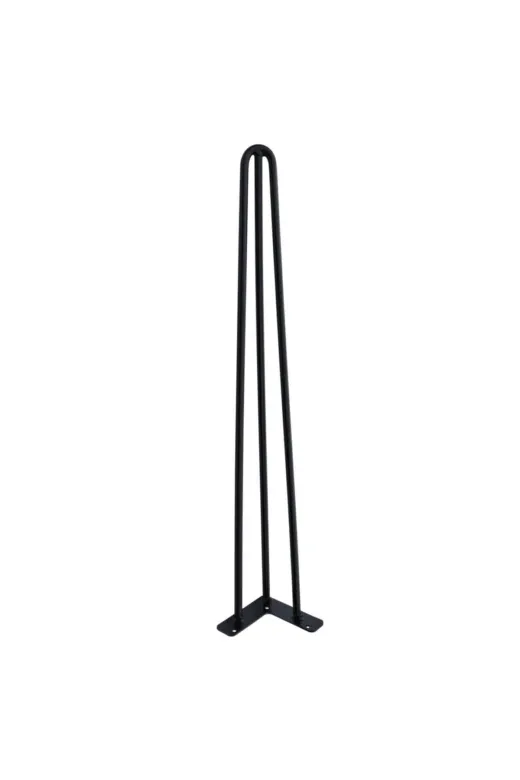 İlgi Trafik Siyah Metal Ayak Sehpa Ayağı Metal Ayak Dolu Demir 20 Cm 1 Adet