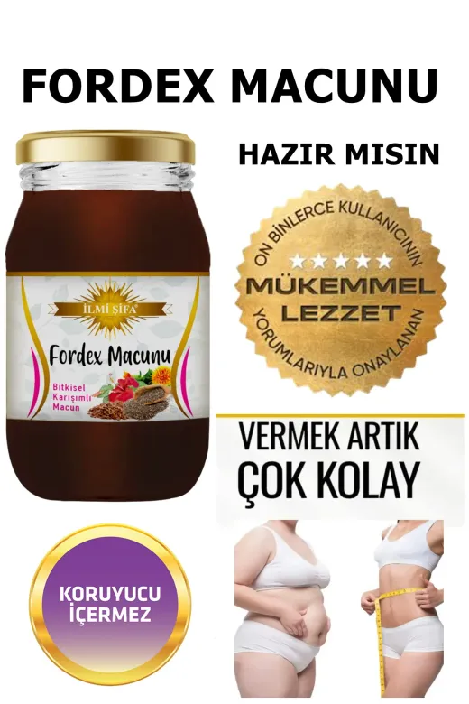 İLMİ ŞİFA Fordex Macunu Detoks 430 Gr