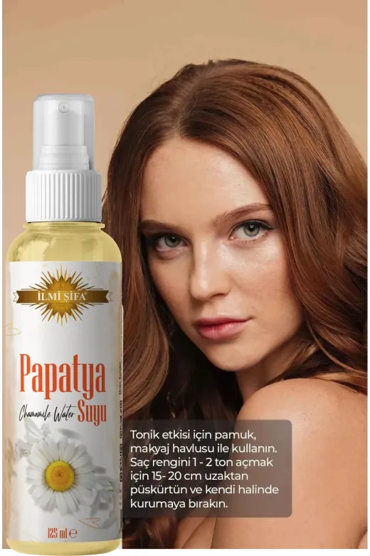 İLMİ ŞİFA Papatya Suyu 125 Ml %100 Saf Ve Doğal Açıcı Canlandırıcı Tonik