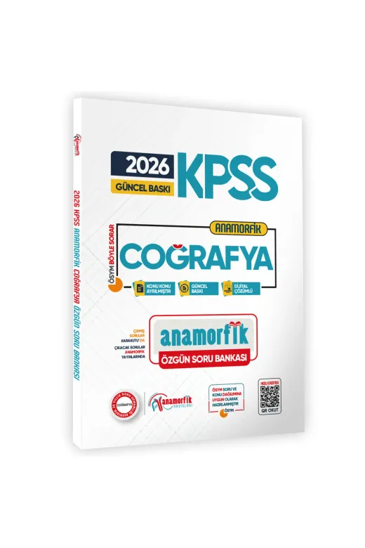 İnformal Yayınları MANİCOGRAFYA 2026 Kpss Anamorfik Coğrafya Soru Bankası Yeni Müfredat Dijital Çözümlü