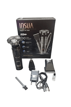 Insua Hk-3600 Digital Göstergeli 3 Başlıklı Tıraş Makinesi