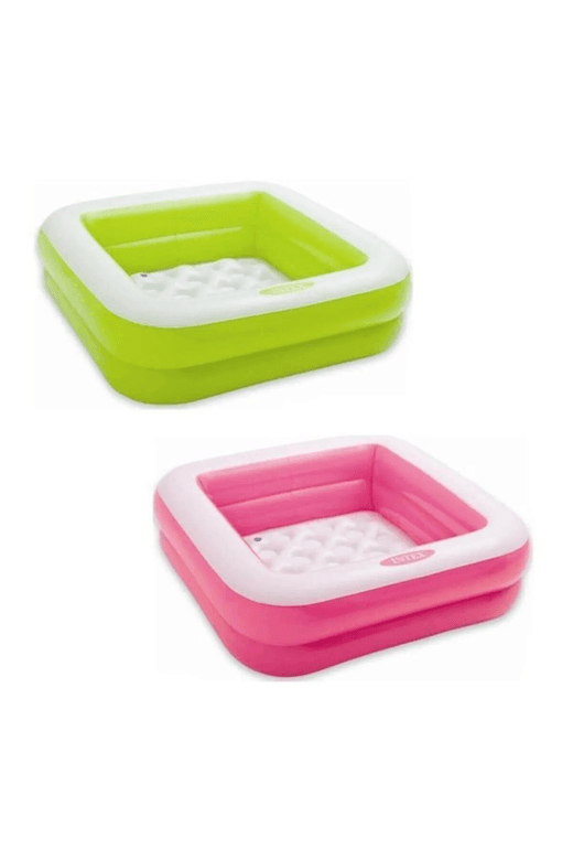 İntex 6941057451008 57100 Mini Kare Havuz Pembe 85X85X25 Cm
