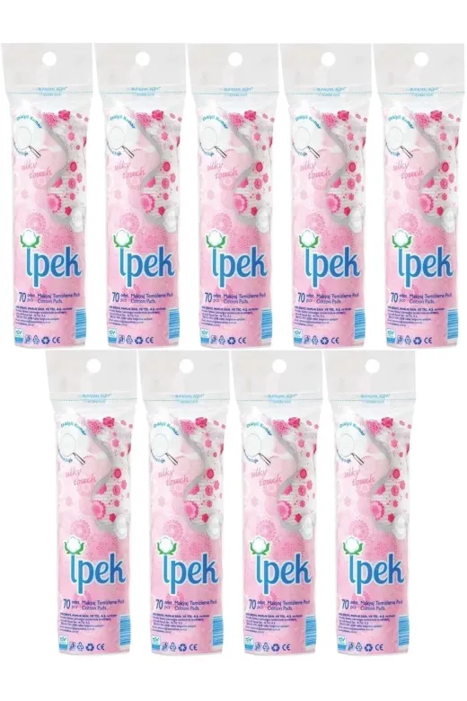 İpek TYBA9W1BXSRAY4RG45 Makyaj Temizleme Pedi 630 Adet (9Pk*70)