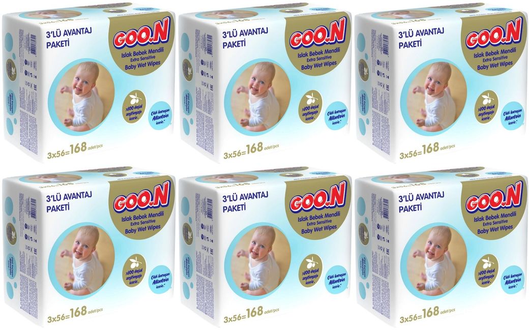 Islak Havlu Mendil 56 Yaprak Sensitive Hassas Cilt 18 Li Set 1008 Yaprak
