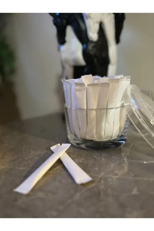 Islakmendilcim TYB3EH0P245I1AS284 Alazpack Stick Şeker Beyaz Baskısız 3Gr 3000 Adet
