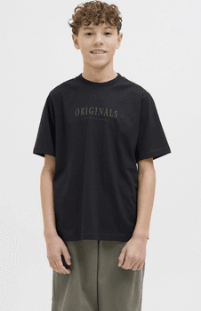 Jack&Jones 14148535 Junior Erkek Çocuk Tişört 12274890 Siyah