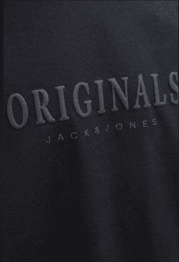 Jack&Jones 14148535 Junior Erkek Çocuk Tişört 12274890 Siyah