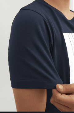 Jack&Jones 14148607 Junior Erkek Çocuk Tişört 12237411 Lacivert