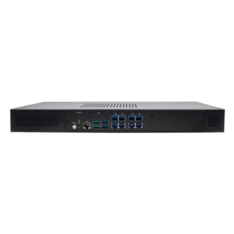 Jetway 1U Q670B i5 12400 8GB 256GB M2SSD 8 Port Endüstriyel Firewall Pc