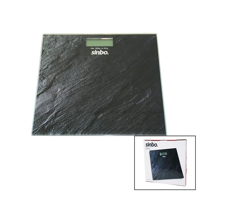 just cheap store 110513771 Dijital - Pilli Cam Banyo Baskülü Lcd Ekran - Sıcaklık Göstergeli 180Kg/50Gr 26X26Cm Sinbo Sbs-4450
